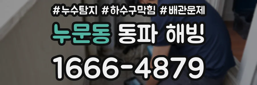 누문동 동파 해빙