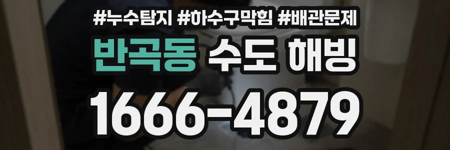 반곡동 수도 해빙