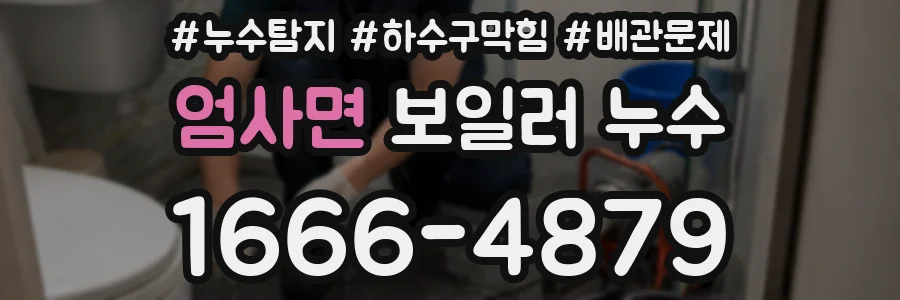 엄사면 보일러 누수