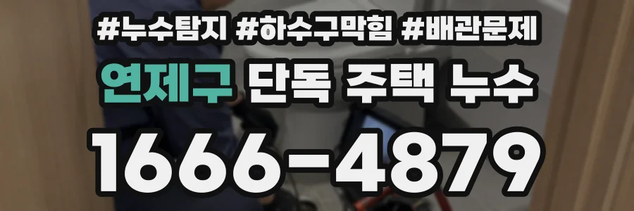 연제구 단독 주택 누수