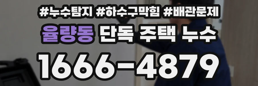 율량동 단독 주택 누수