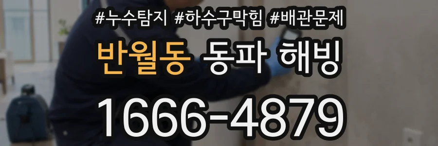 반월동 동파 해빙