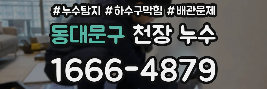 동대문구 천장 누수