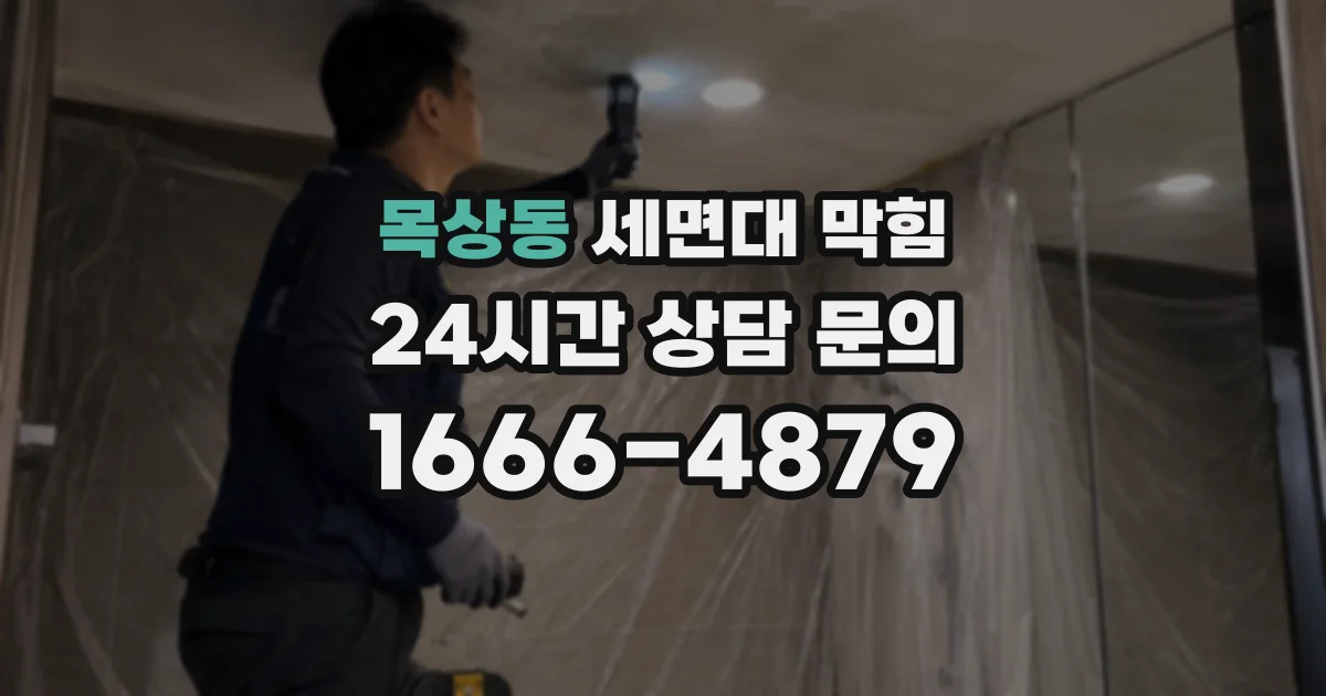 목상동 세면대 막힘