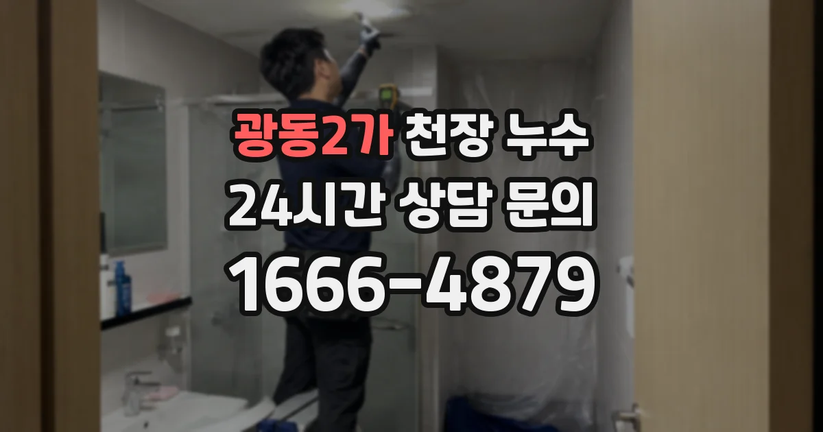광동2가 천장 누수