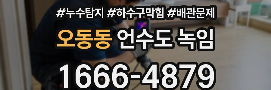 오동동 언수도 녹임