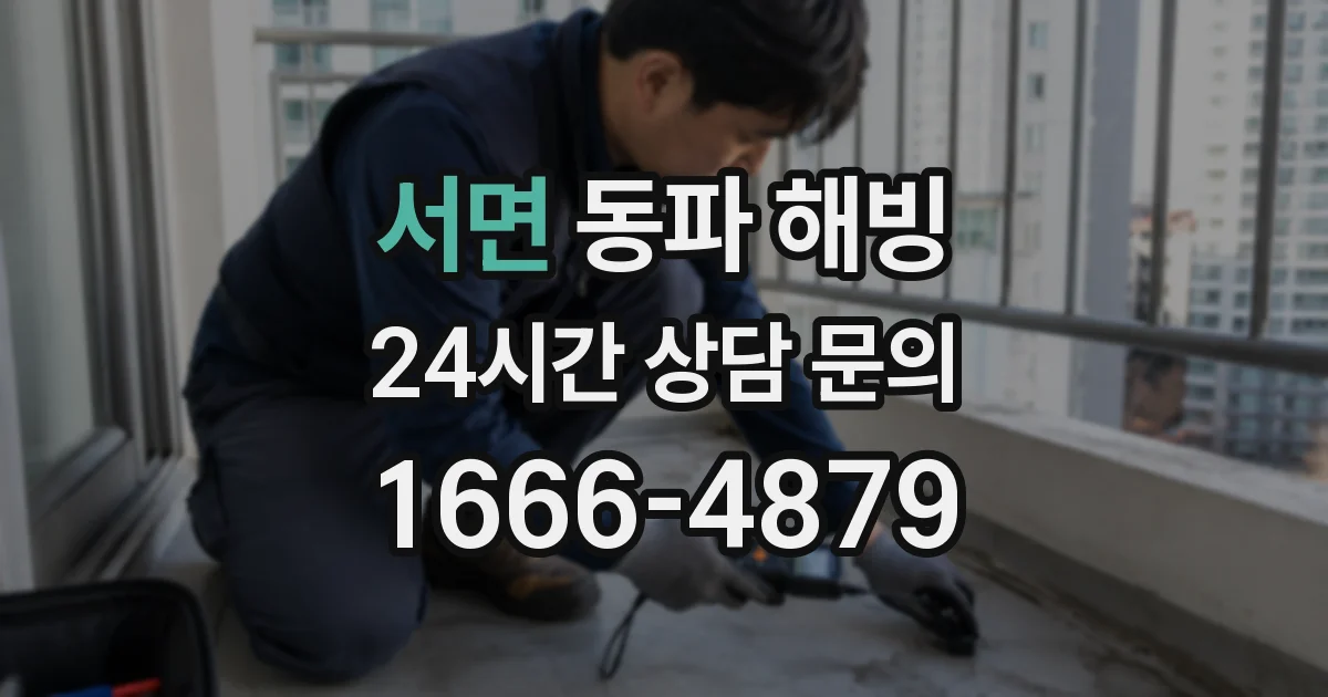 서면 동파 해빙