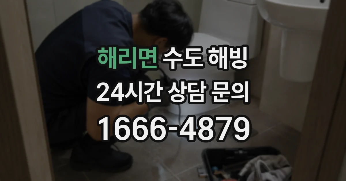 해리면 수도 해빙