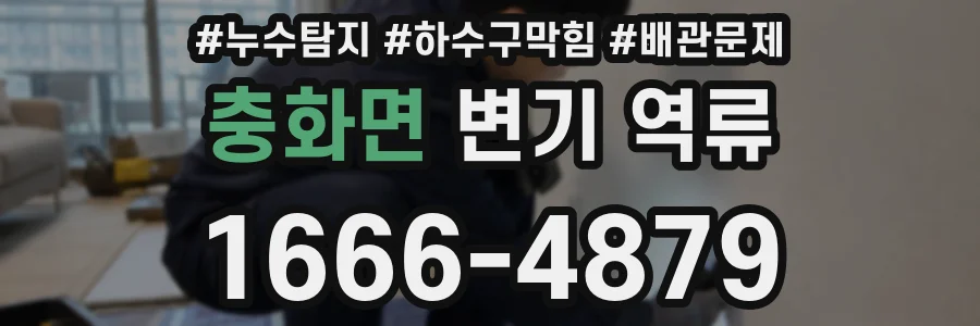 충화면 변기 역류