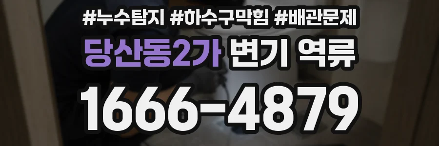 당산동2가 변기 역류