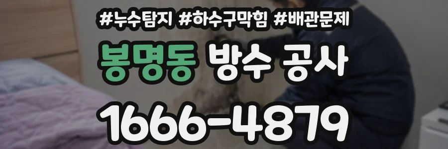 봉명동 방수 공사