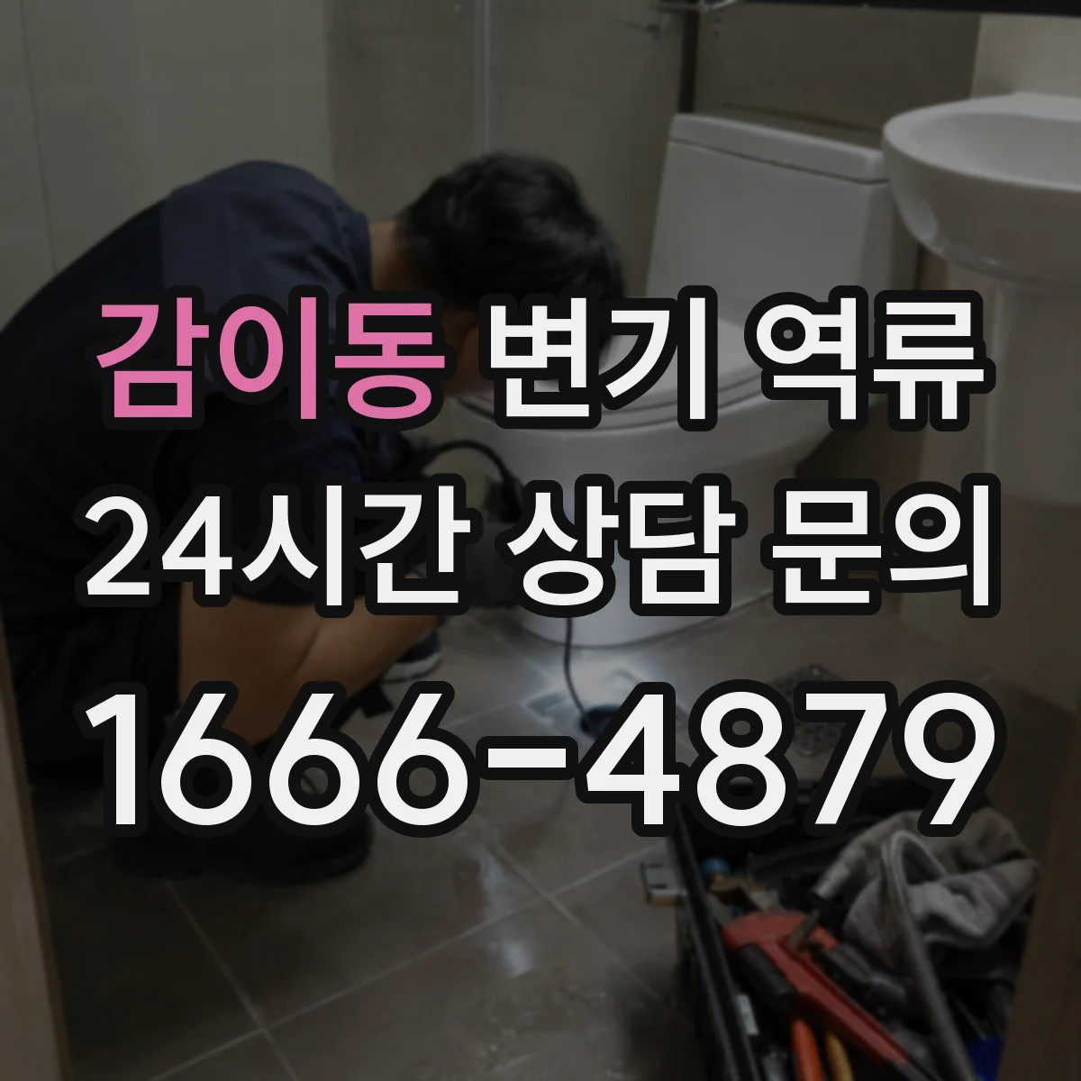 감이동 변기 역류