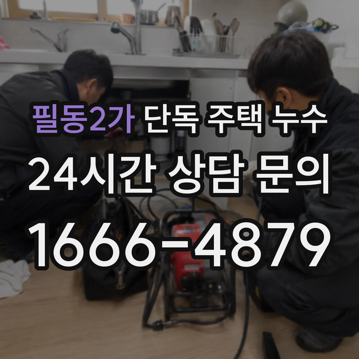 필동2가 단독 주택 누수