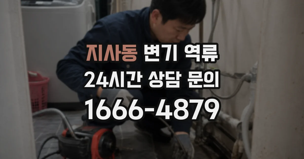 지사동 변기 역류