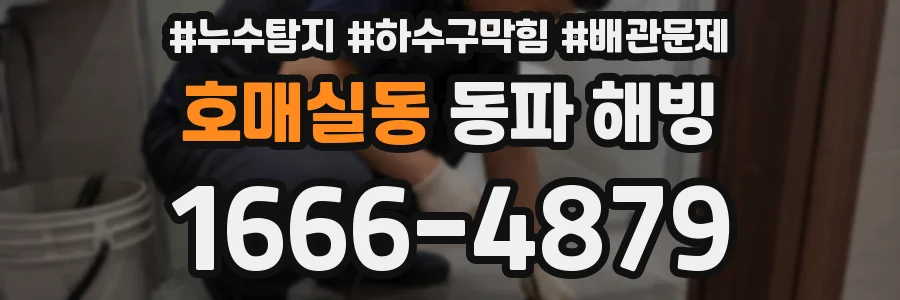 호매실동 동파 해빙