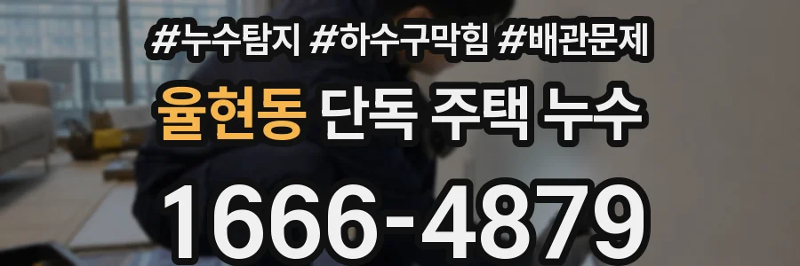 율현동 단독 주택 누수