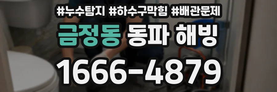 금정동 동파 해빙