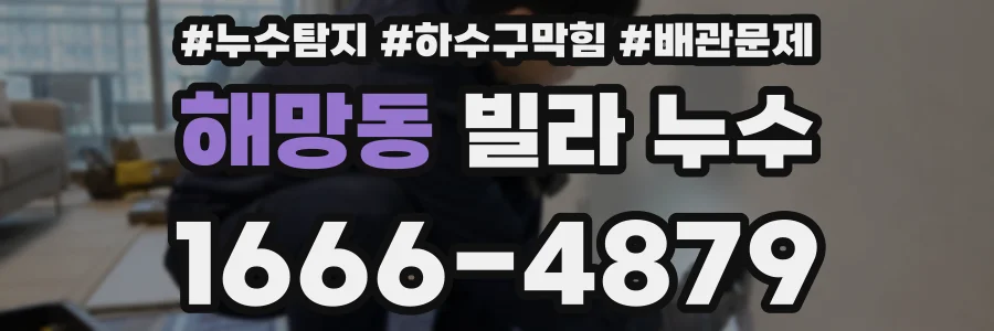 해망동 빌라 누수