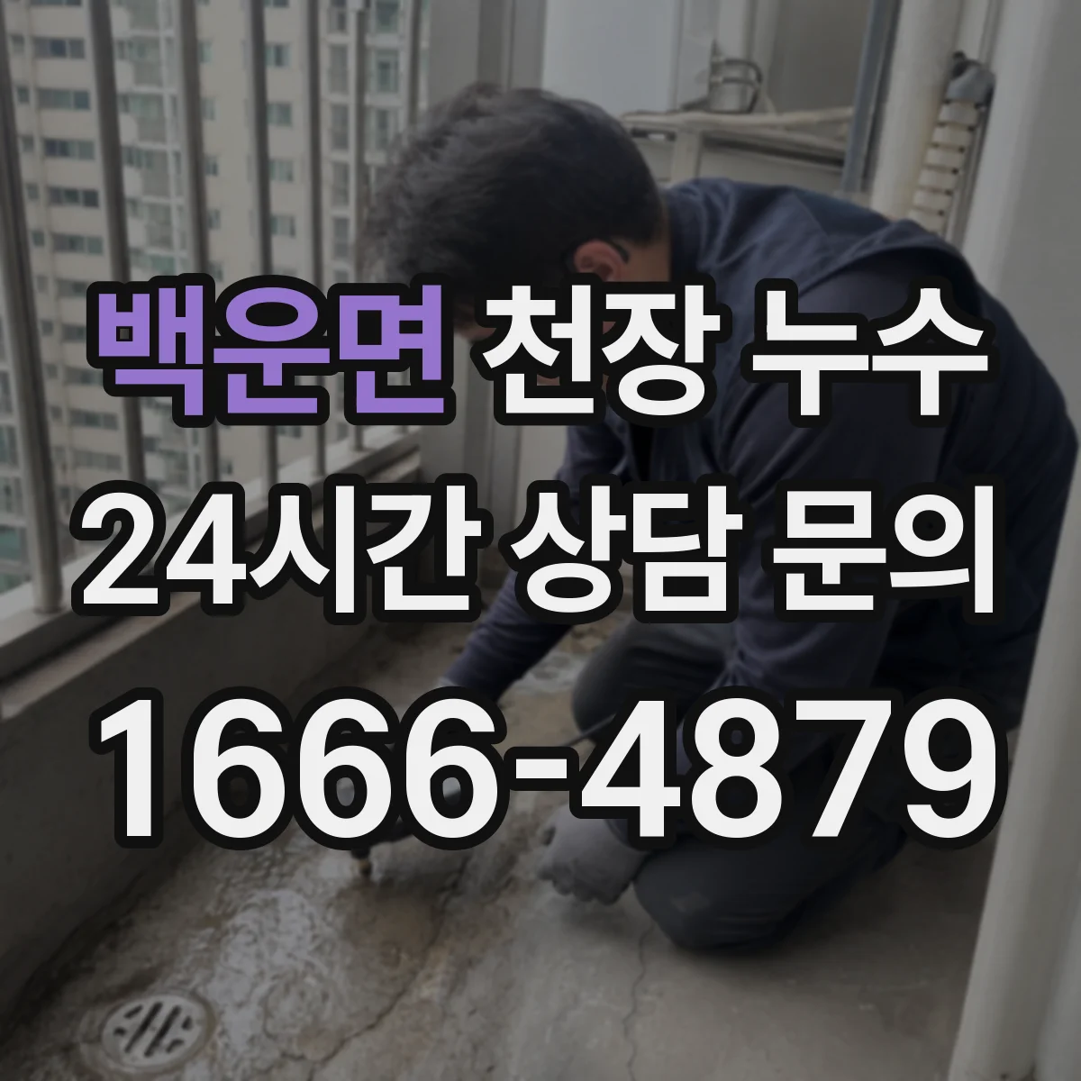 백운면 천장 누수
