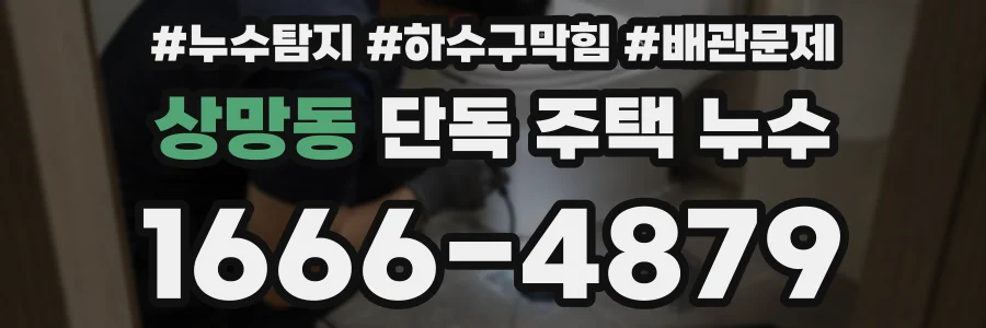 상망동 단독 주택 누수