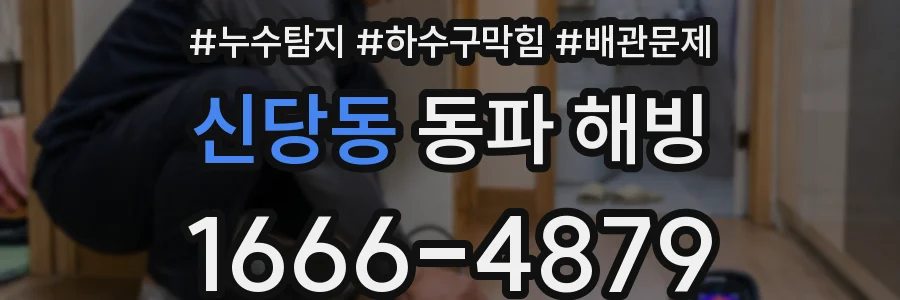 신당동 동파 해빙