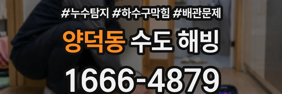 양덕동 수도 해빙