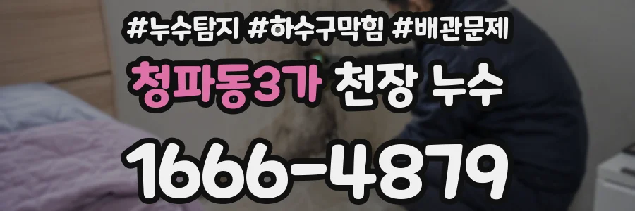 청파동3가 천장 누수