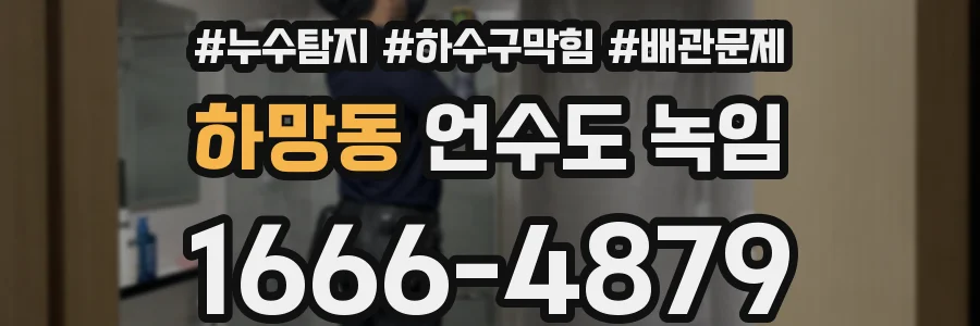 하망동 언수도 녹임
