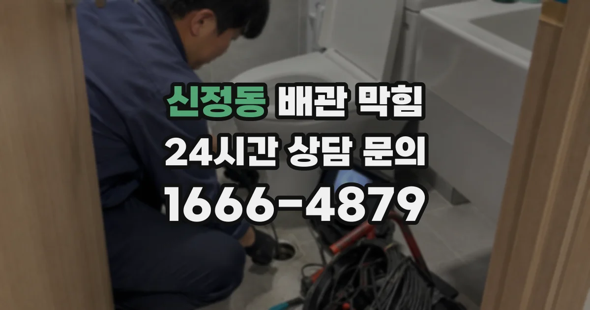 신정동 배관 막힘