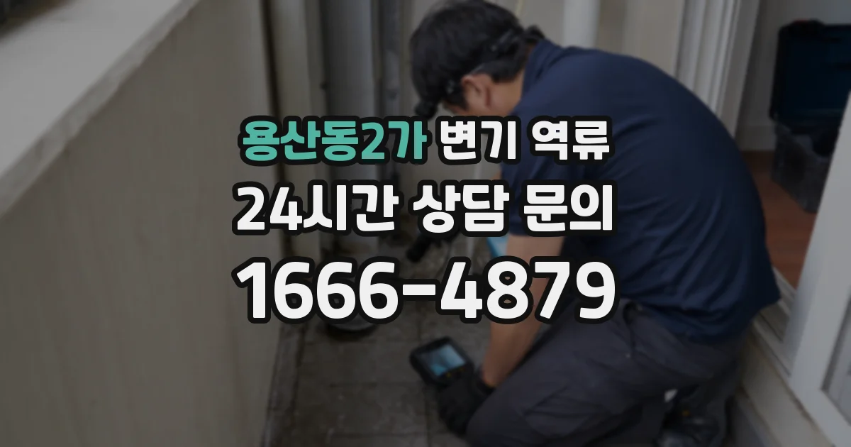 용산동2가 변기 역류