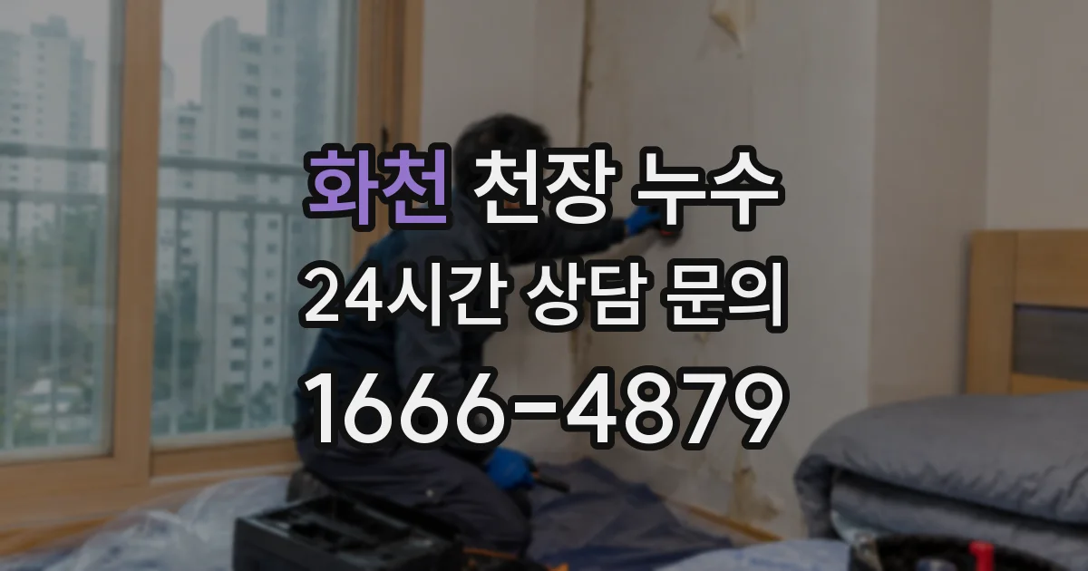 화천 천장 누수