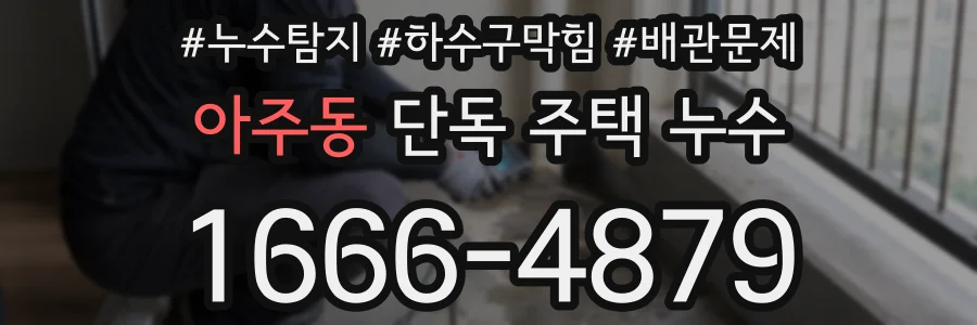 아주동 단독 주택 누수