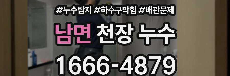 남면 천장 누수
