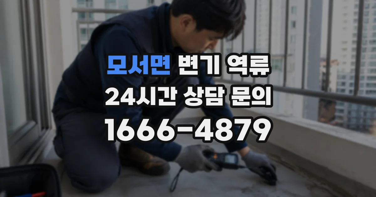 모서면 변기 역류
