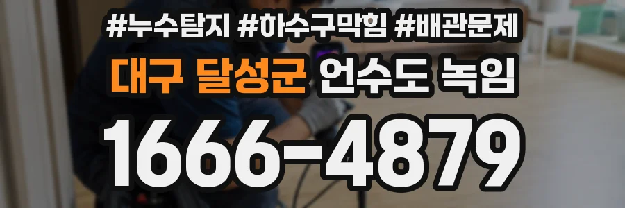 대구 달성군 언수도 녹임