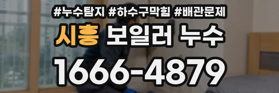 시흥 보일러 누수