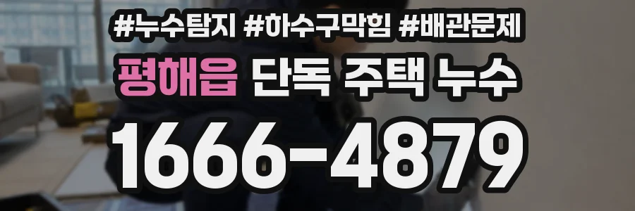 평해읍 단독 주택 누수