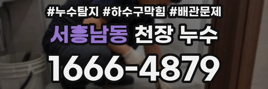 서흥남동 천장 누수