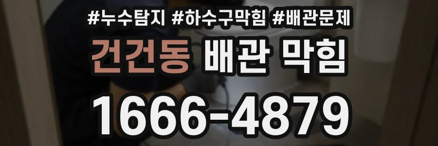 건건동 배관 막힘