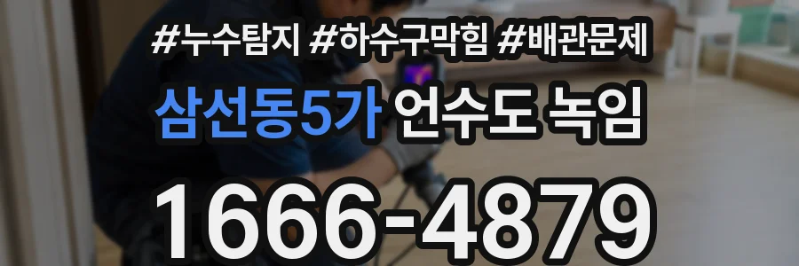 삼선동5가 언수도 녹임