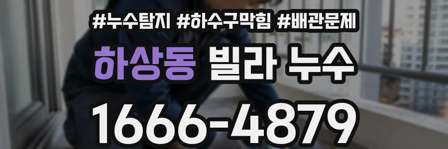 하상동 빌라 누수