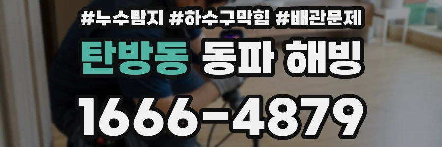탄방동 동파 해빙