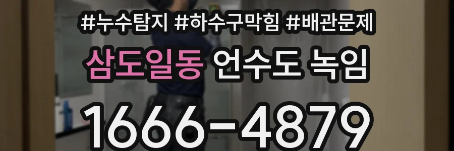 삼도일동 언수도 녹임