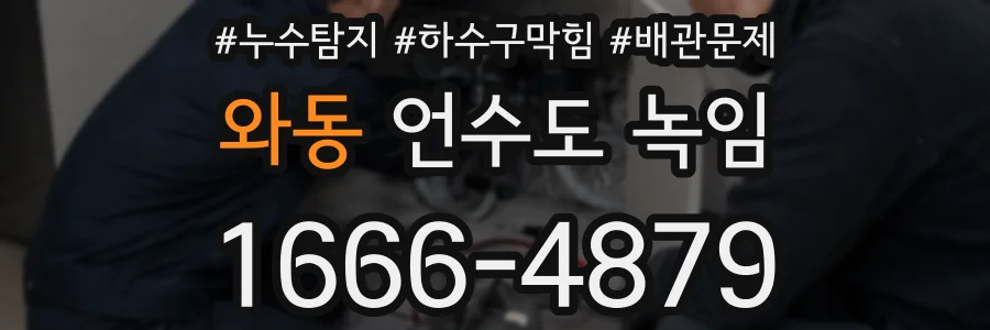 와동 언수도 녹임