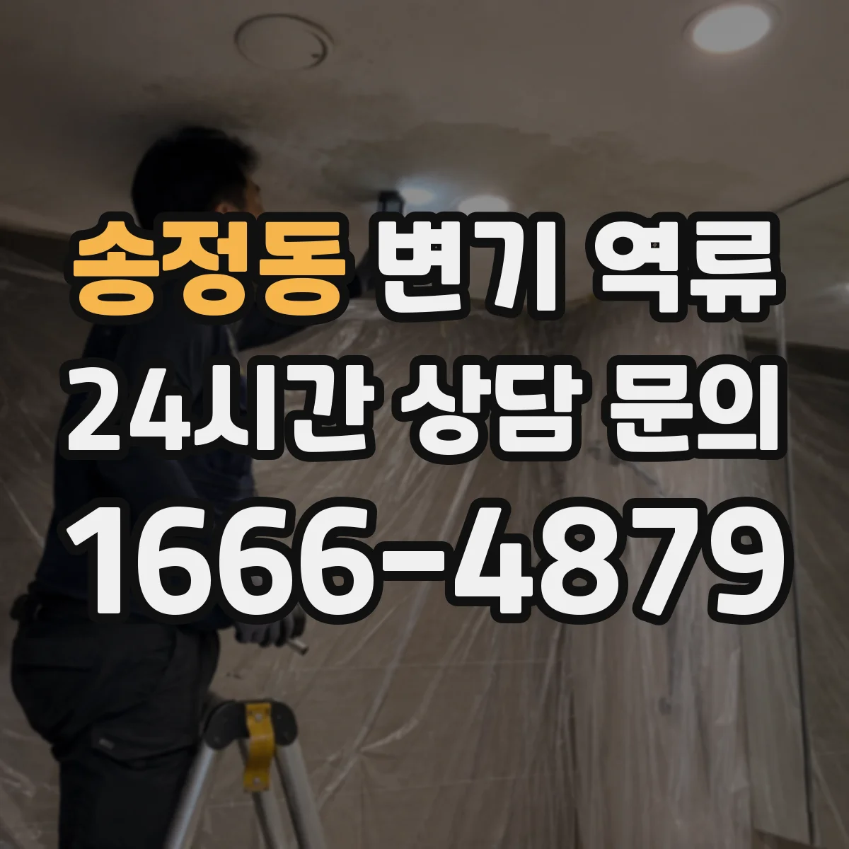 송정동 변기 역류