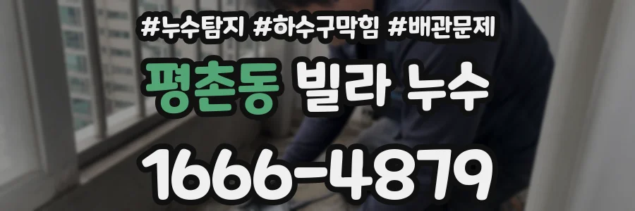 평촌동 빌라 누수