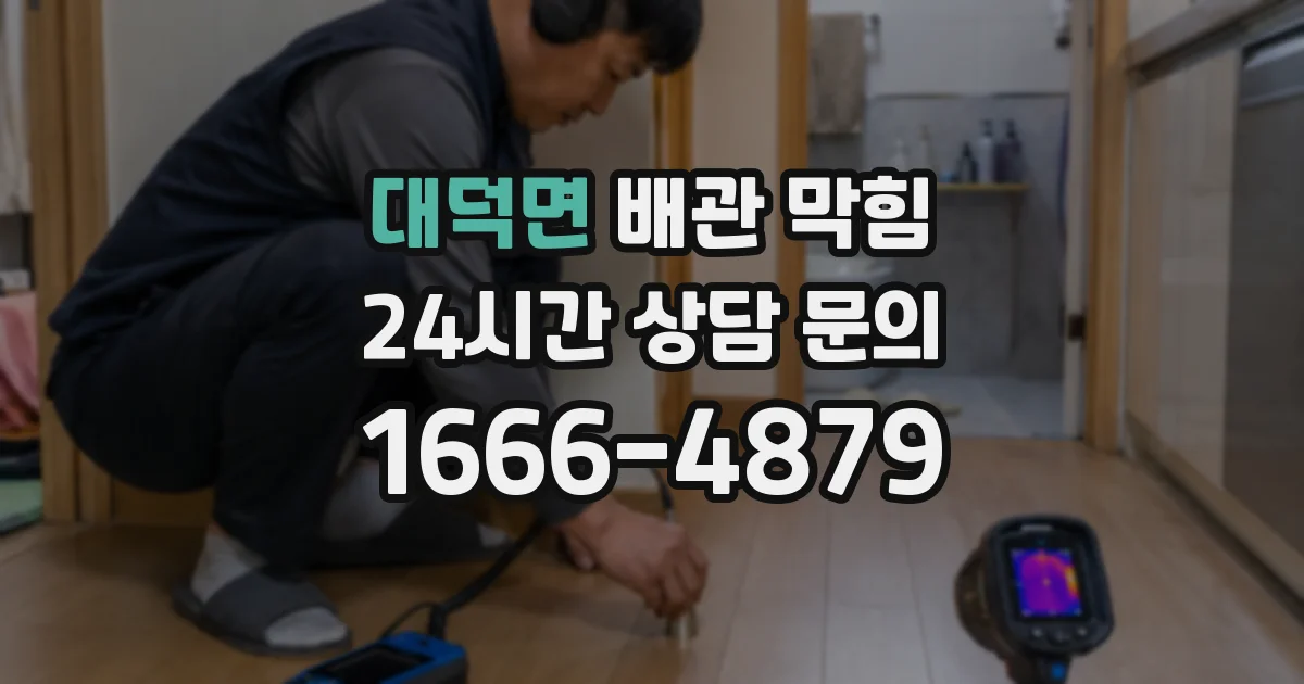 대덕면 배관 막힘