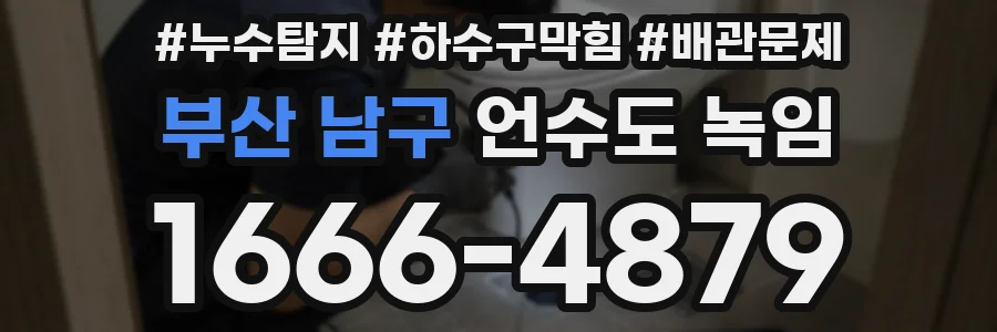부산 남구 언수도 녹임