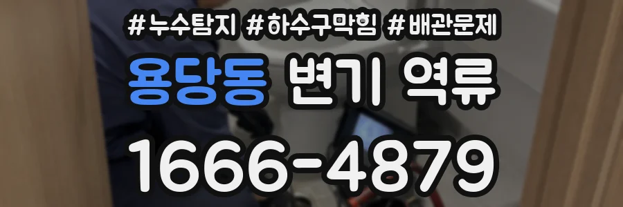 용당동 변기 역류