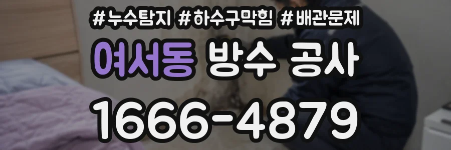 여서동 방수 공사